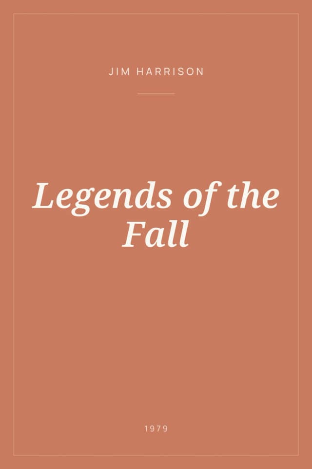 Portada de Legends of the Fall