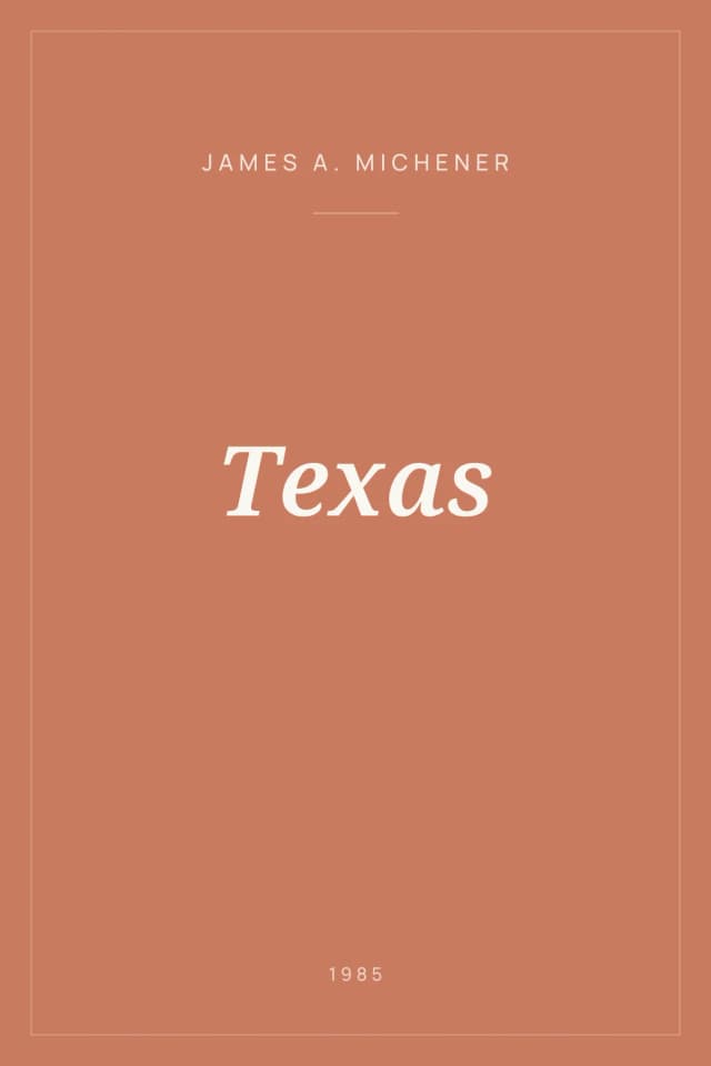 Portada de Texas