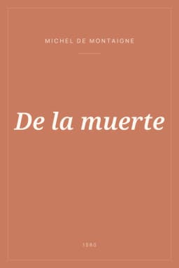 Portada de De la muerte