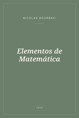 Portada de Elementos de Matemática