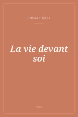 Portada de La vie devant soi