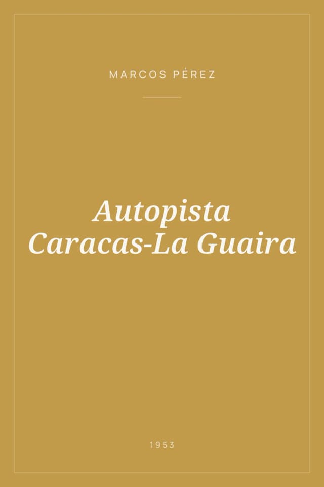 Portada de Autopista Caracas-La Guaira