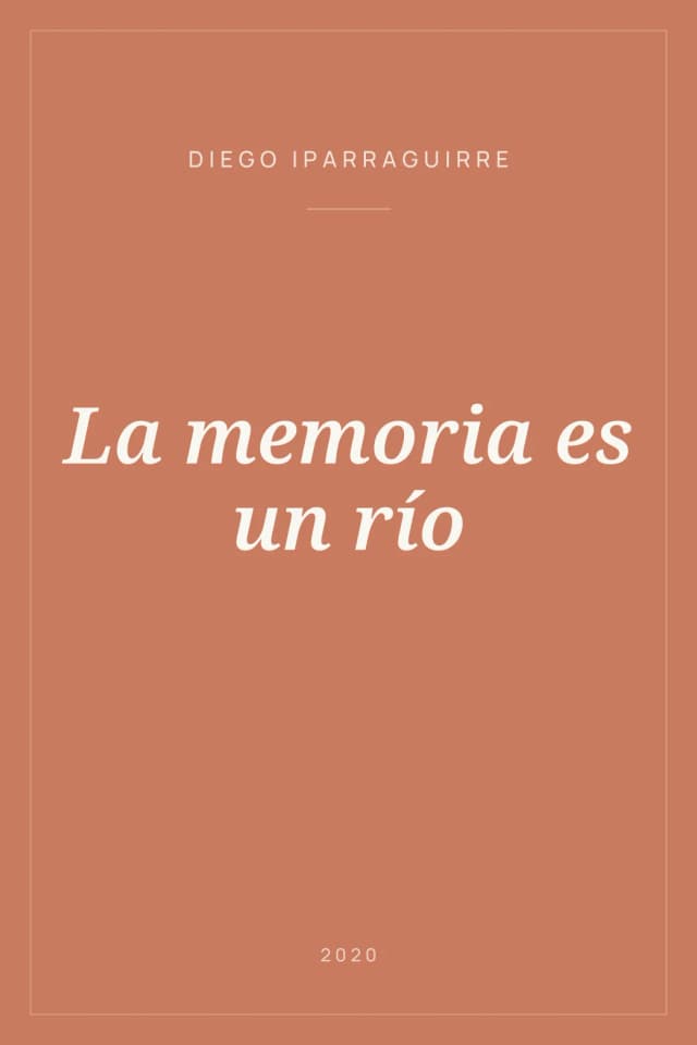 Portada de La memoria es un río