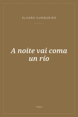 Portada de A noite vai coma un río