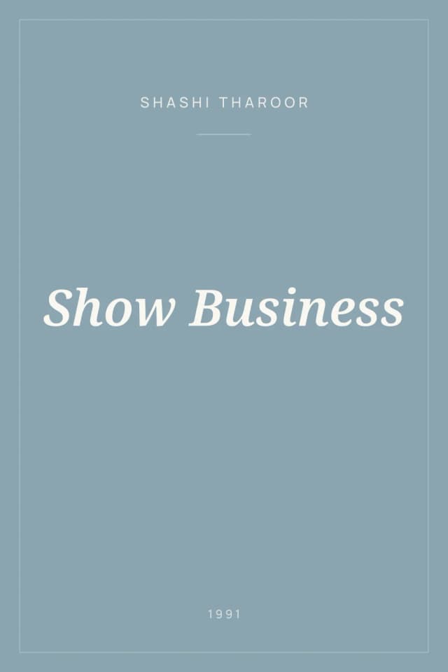 Portada de Show Business