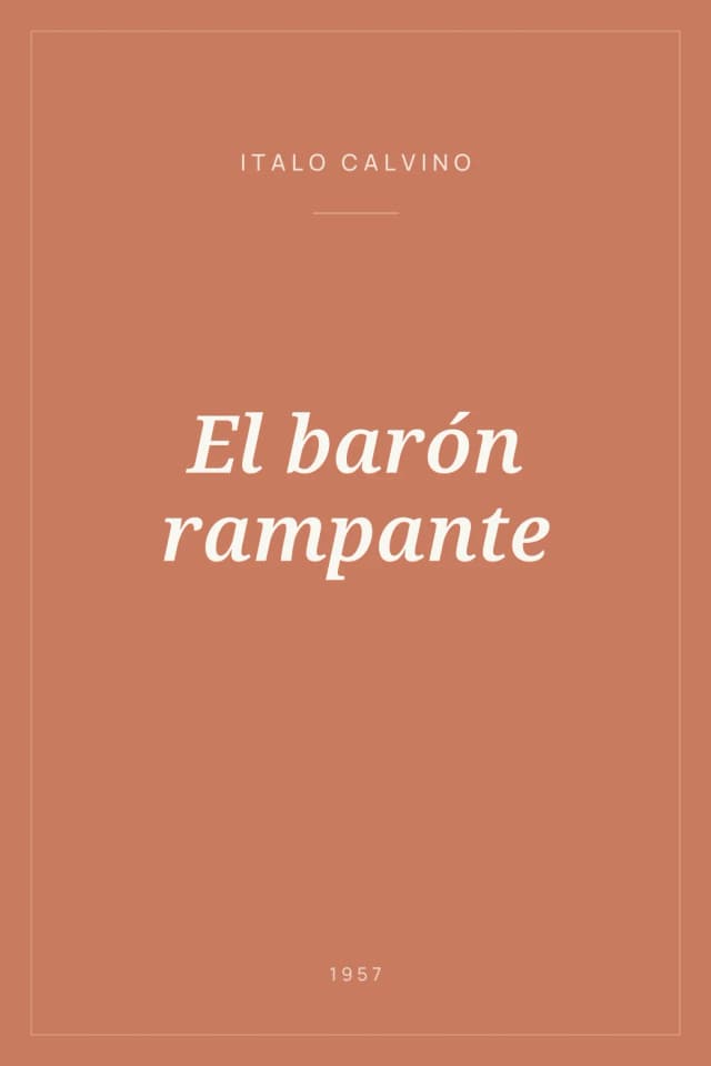 Portada de El barón rampante