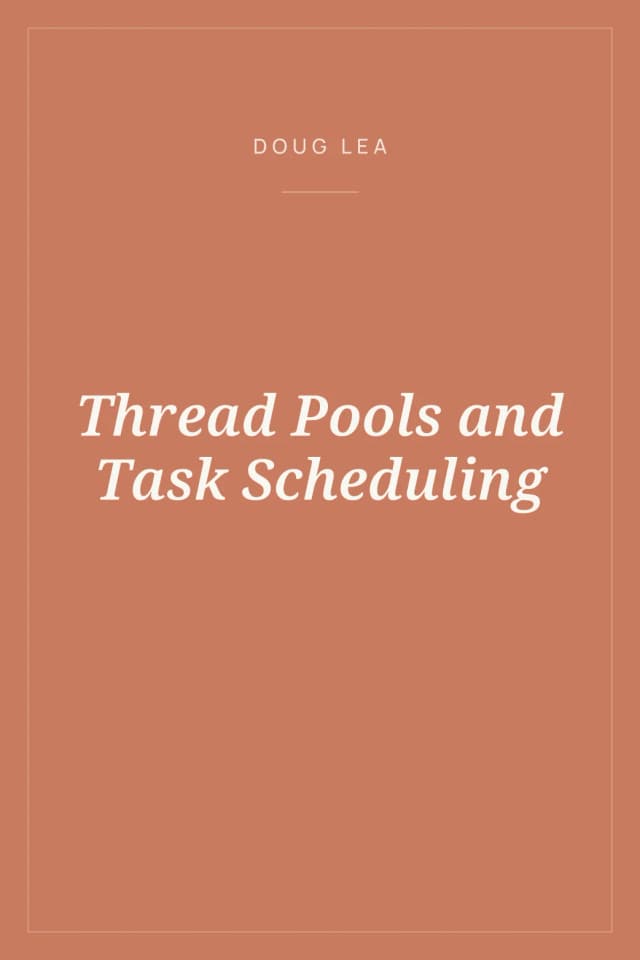 Portada de Thread Pools and Task Scheduling