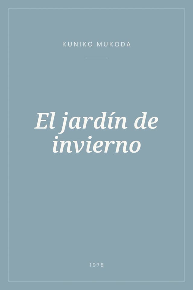 Portada de El jardín de invierno