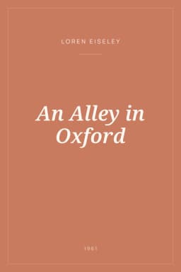 Portada de An Alley in Oxford
