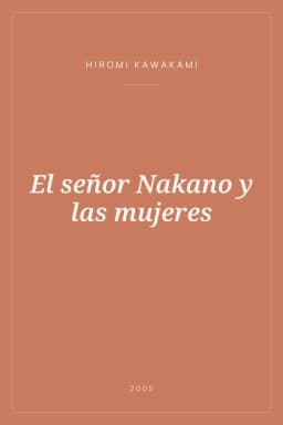 Portada de El señor Nakano y las mujeres