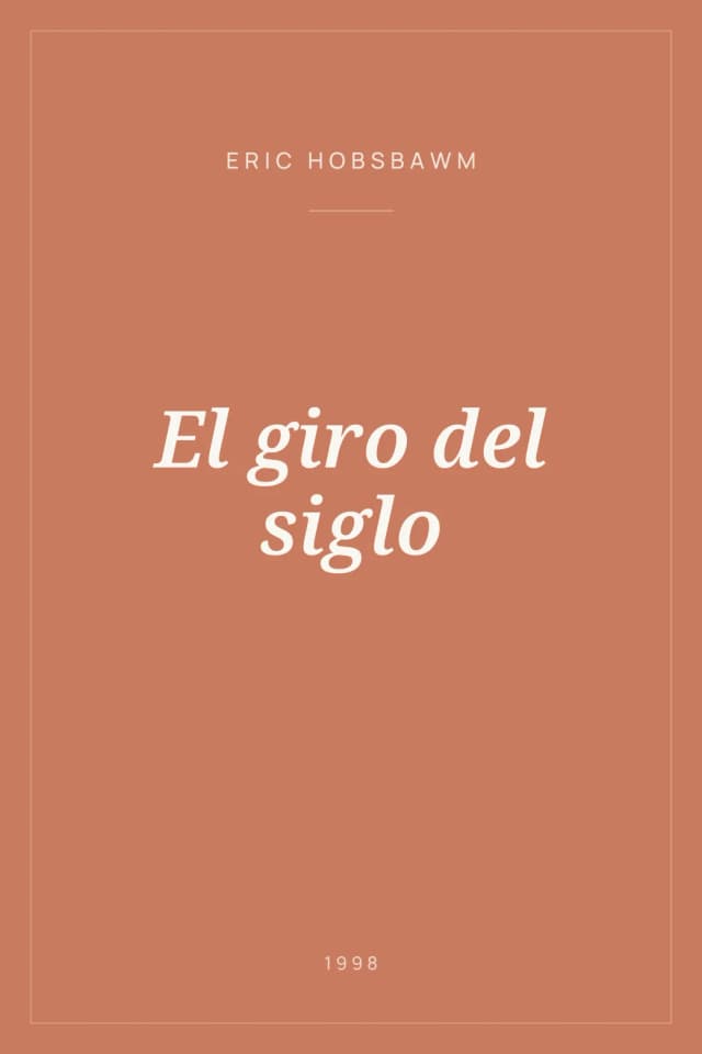 Portada de El giro del siglo