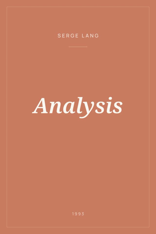 Portada de Analysis