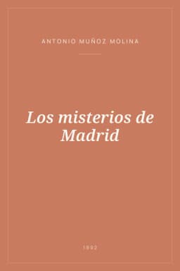 Portada de Los misterios de Madrid