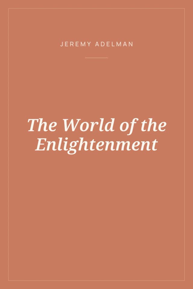 Portada de The World of the Enlightenment