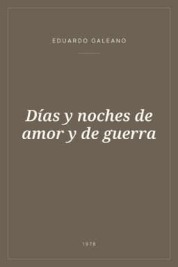 Portada de Días y noches de amor y de guerra