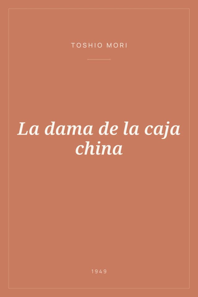 Portada de La dama de la caja china