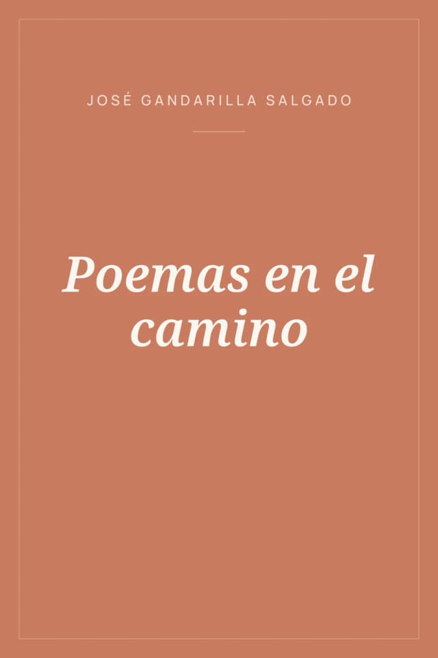 Portada de Poemas en el camino