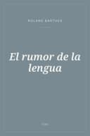 Portada de El rumor de la lengua