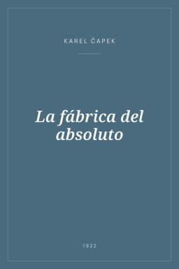 Portada de La fábrica del absoluto