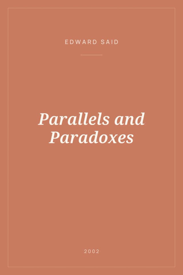 Portada de Parallels and Paradoxes