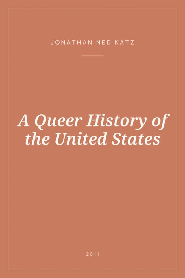 Portada de A Queer History of the United States