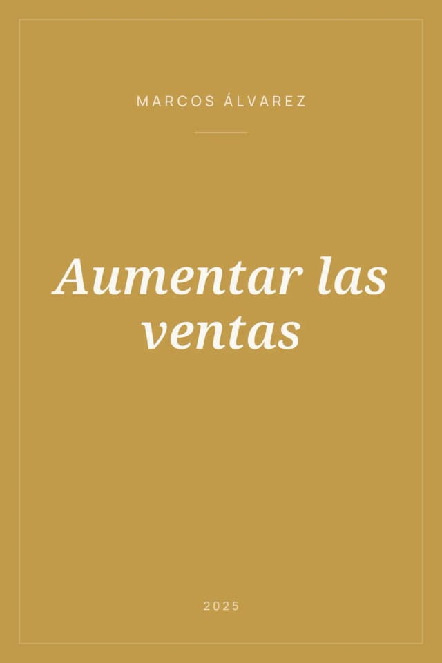 Portada de Aumentar las ventas