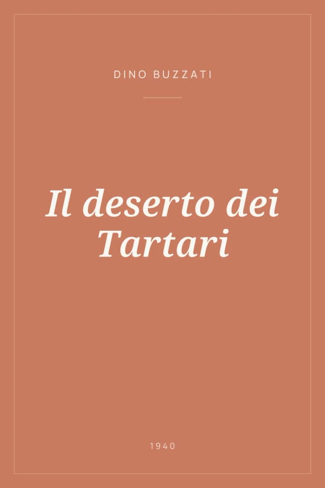 Portada de Il deserto dei Tartari