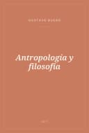 Portada de Antropología y filosofía