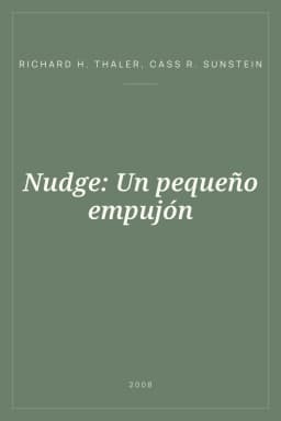 Portada de Nudge: Un pequeño empujón