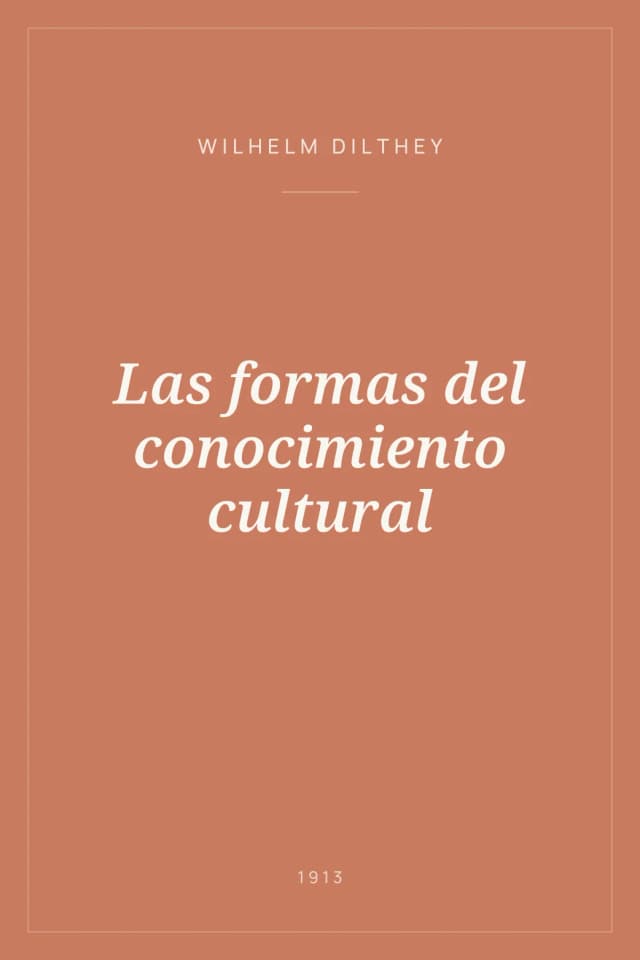 Portada de Las formas del conocimiento cultural