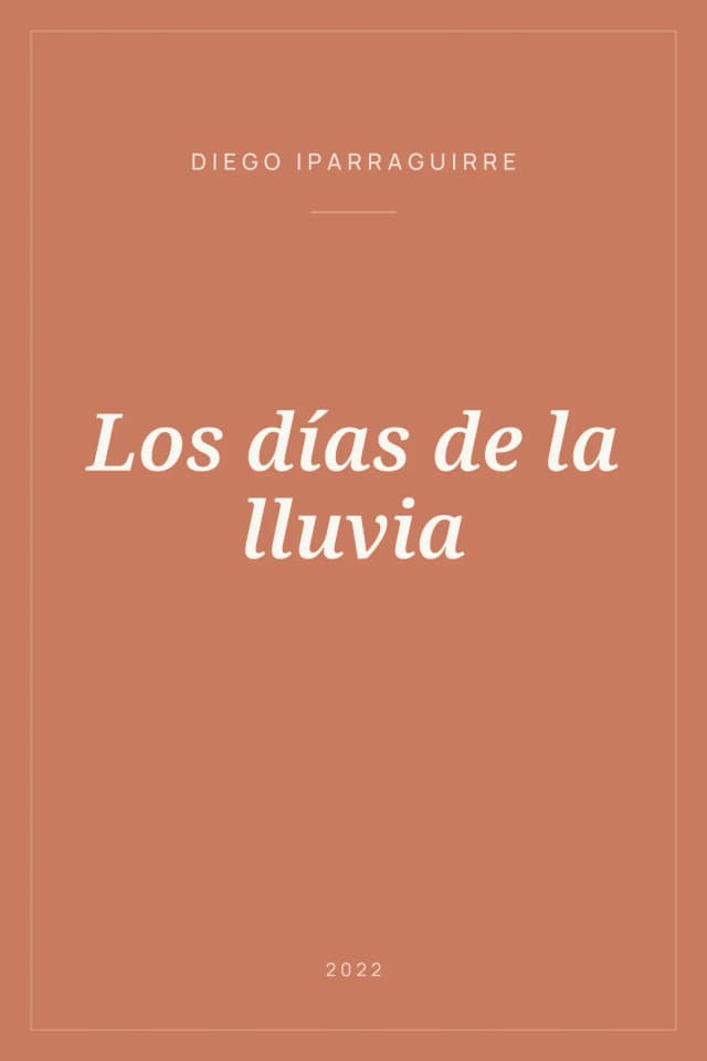 Portada de Los días de la lluvia