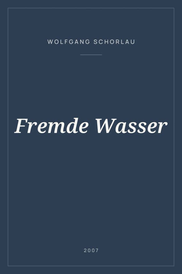 Portada de Fremde Wasser