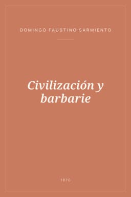 Portada de Civilización y barbarie