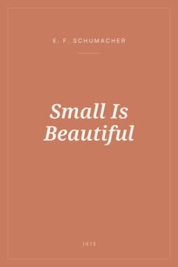 Portada de Small Is Beautiful