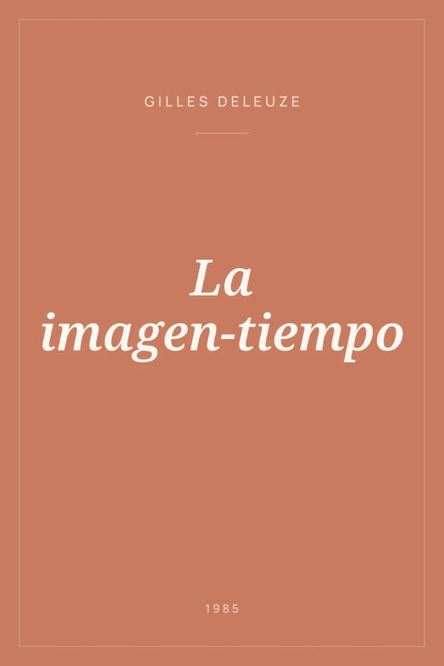 Portada de La imagen-tiempo