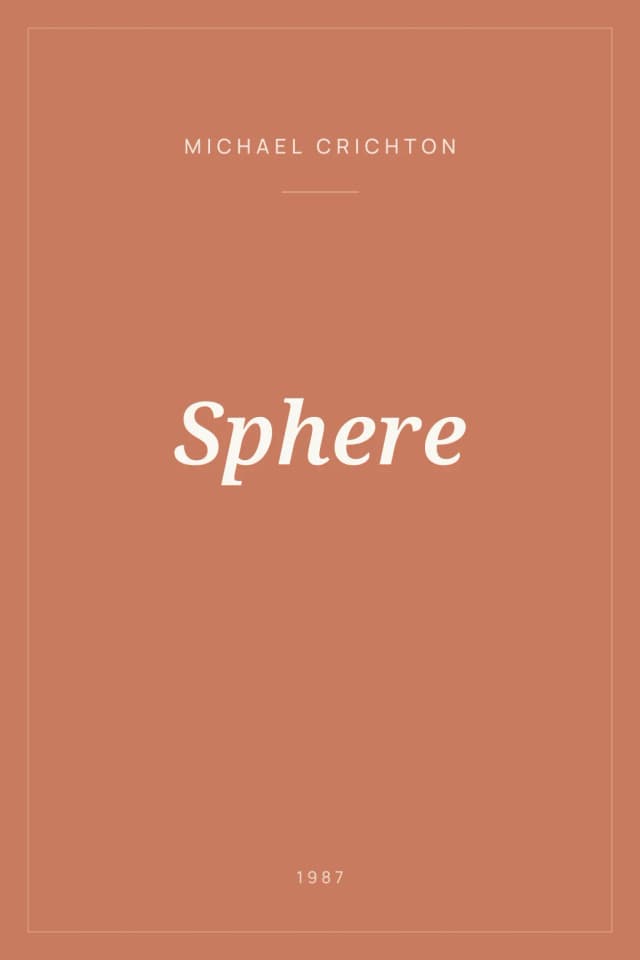 Portada de Sphere