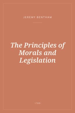 Portada de The Principles of Morals and Legislation