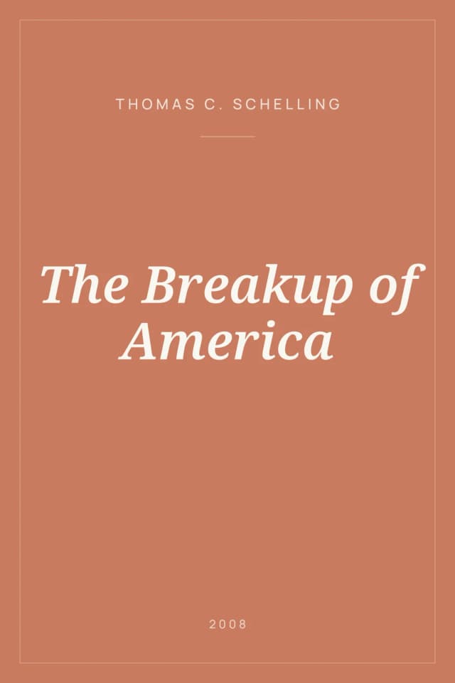 Portada de The Breakup of America