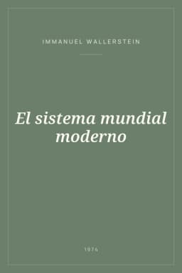 Portada de El sistema mundial moderno