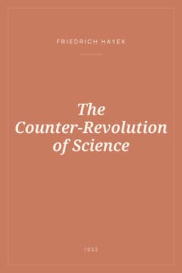 Portada de The Counter-Revolution of Science