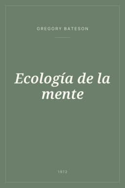 Portada de Ecología de la mente