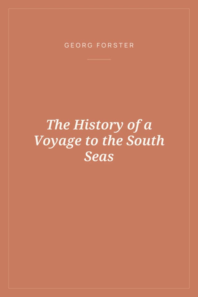 Portada de The History of a Voyage to the South Seas