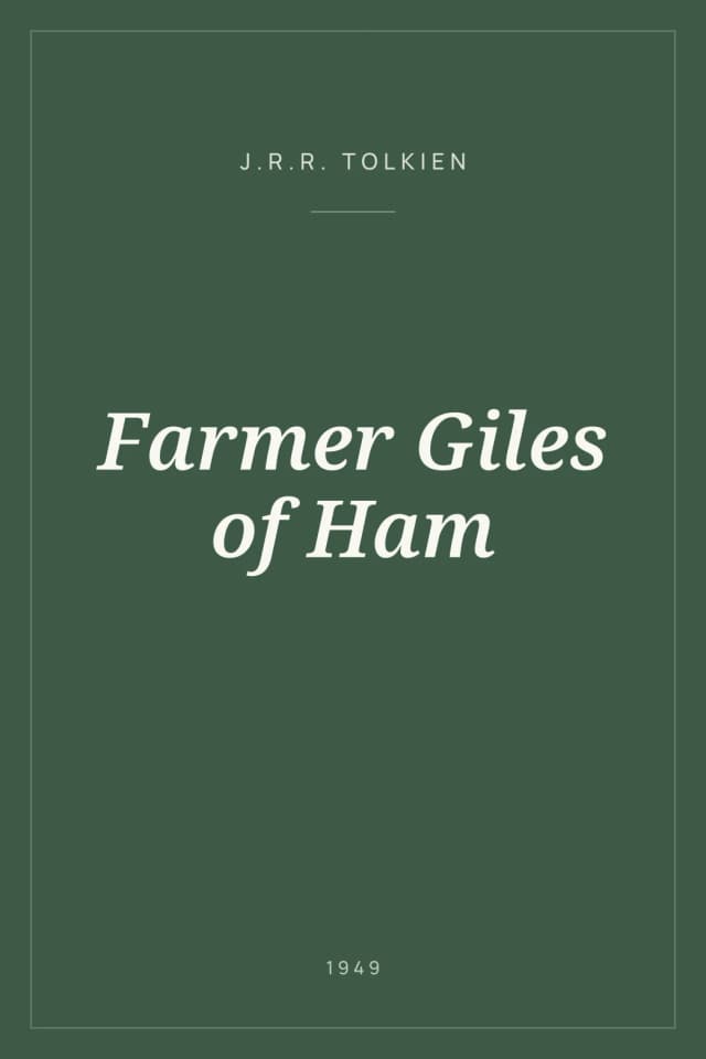 Portada de Farmer Giles of Ham