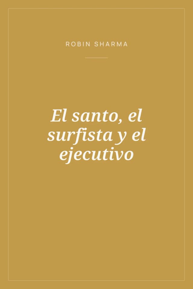 Portada de El santo, el surfista y el ejecutivo