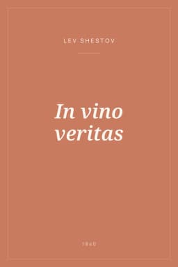 Portada de In vino veritas