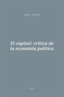Portada de El capital: crítica de la economía política