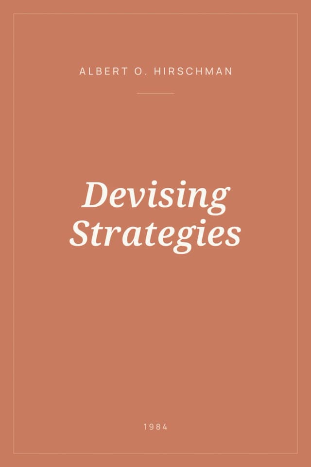 Portada de Devising Strategies