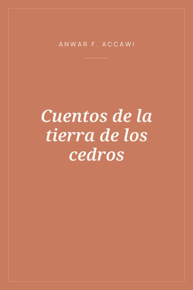 Portada de Cuentos de la tierra de los cedros
