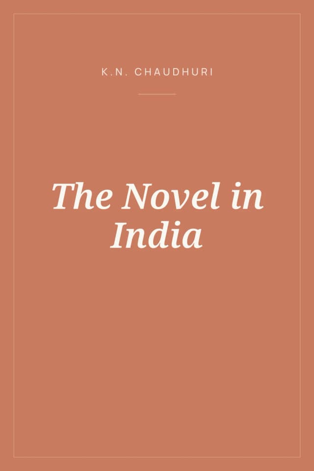 Portada de The Novel in India