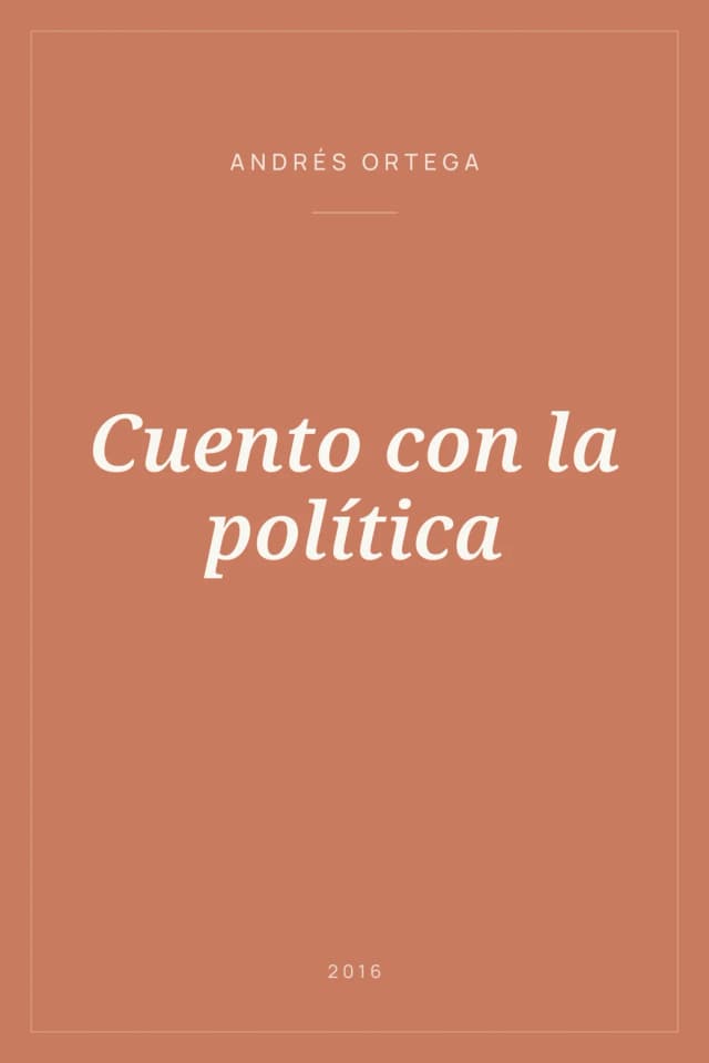 Portada de Cuento con la política